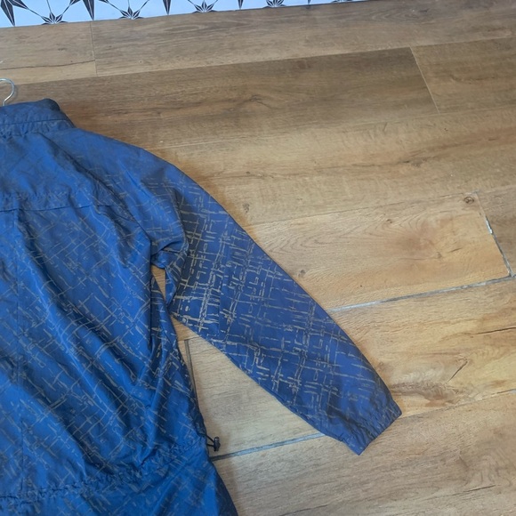 Shape Dark Blue Hooded windbreaker Jacket size L - Picture 12 of 13